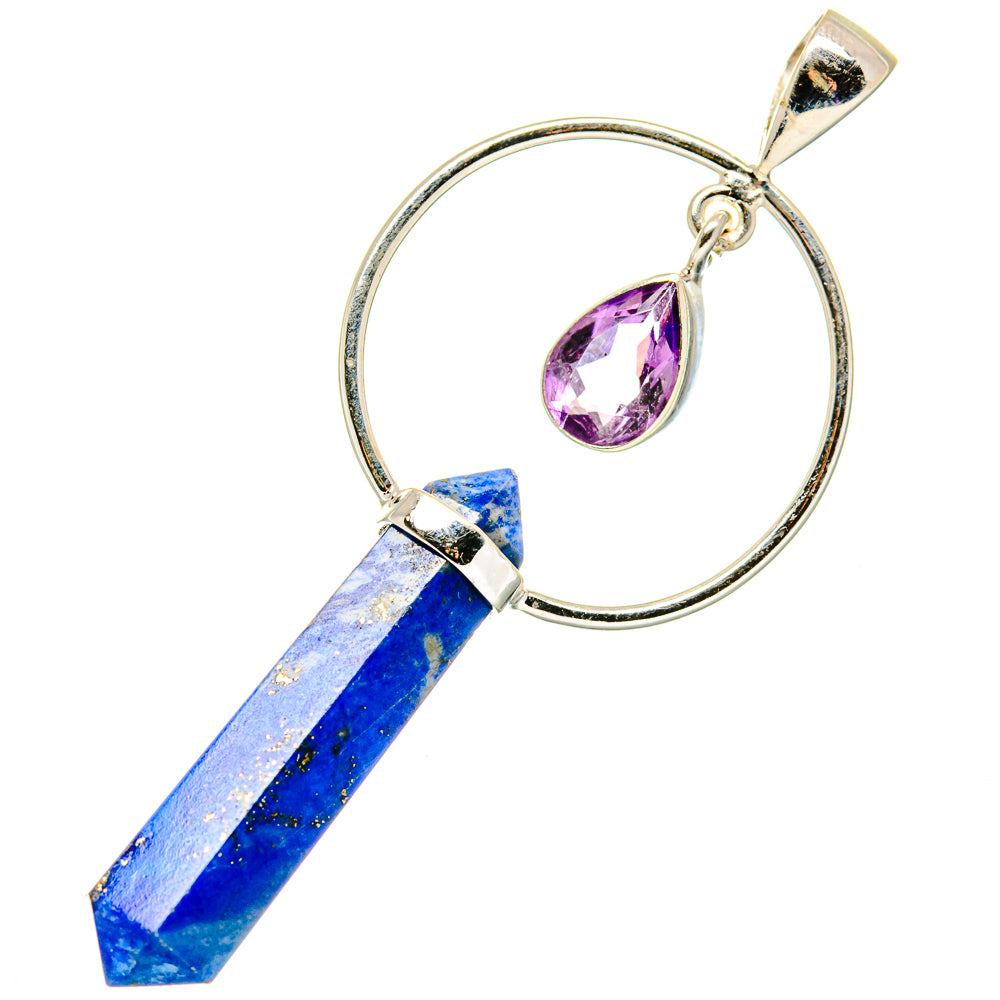 Lapis Lazuli Pendants handcrafted by Anasilvercos - PD17094