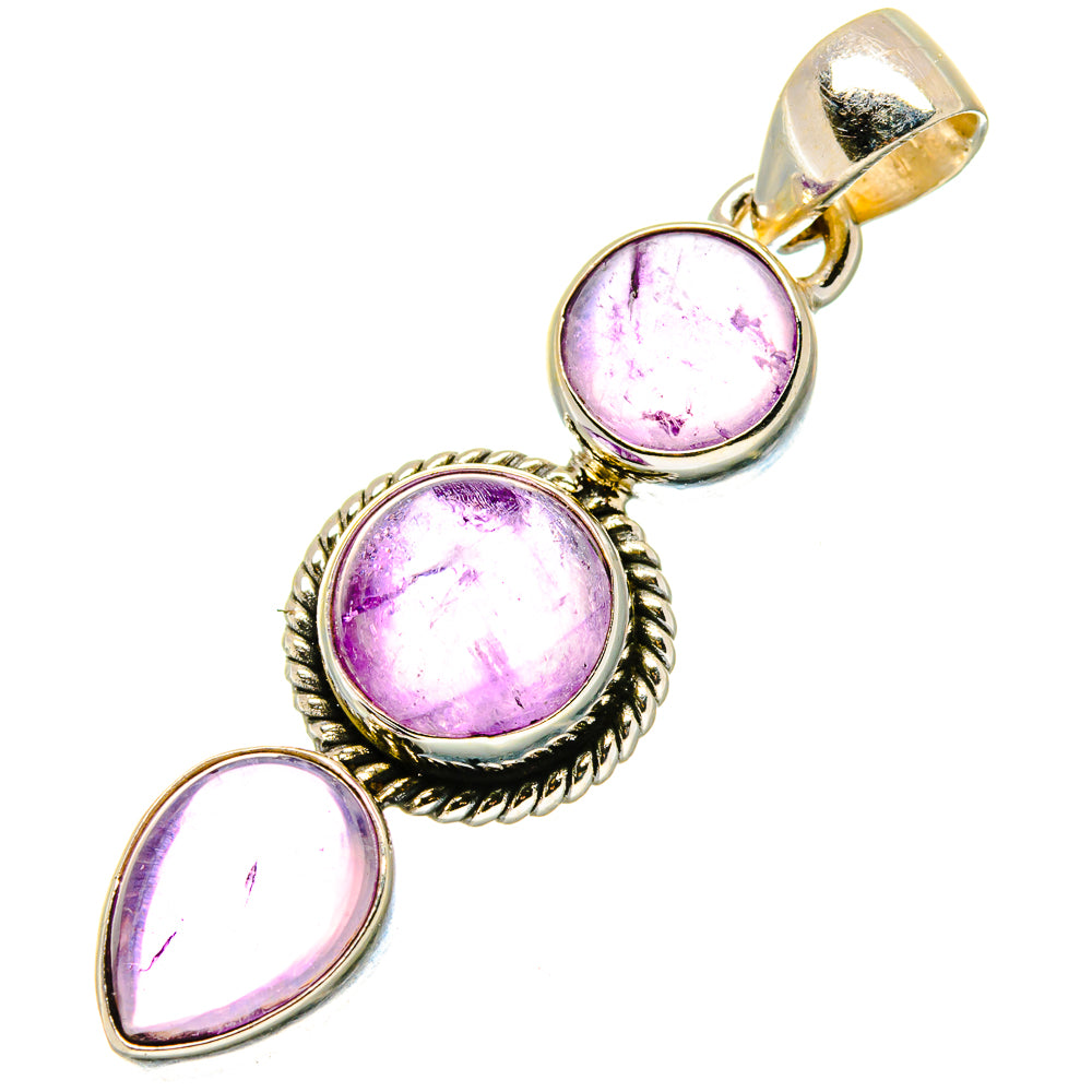 Amethyst Pendants handcrafted by Anasilvercos - PD17105