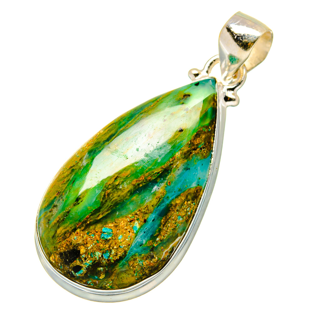 Peruvian Opal Pendants handcrafted by Anasilvercos - PD17118