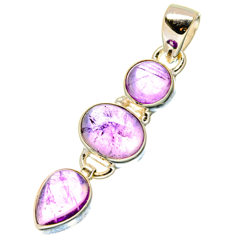 Amethyst Pendants handcrafted by Anasilvercos - PD17129