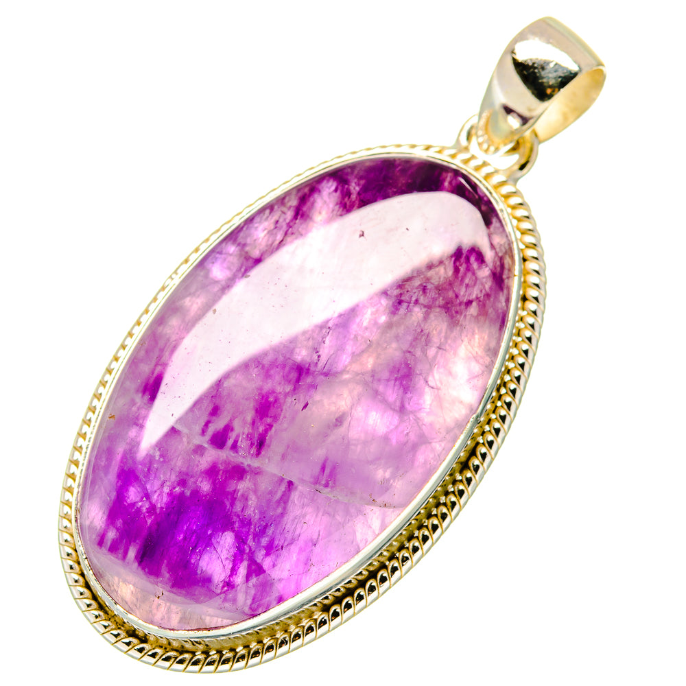 Chevron Amethyst Pendants handcrafted by Anasilvercos - PD17145