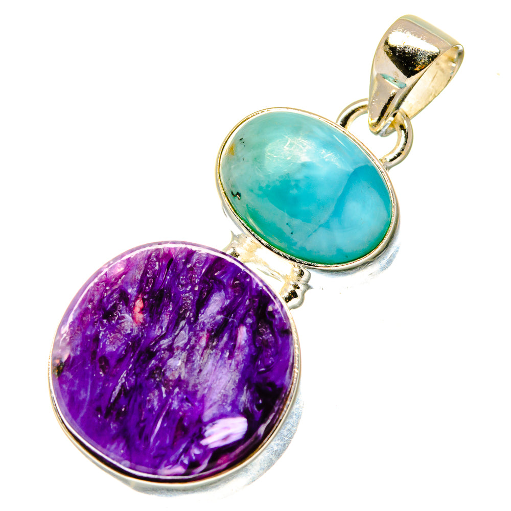 Charoite Pendants handcrafted by Anasilvercos - PD17149