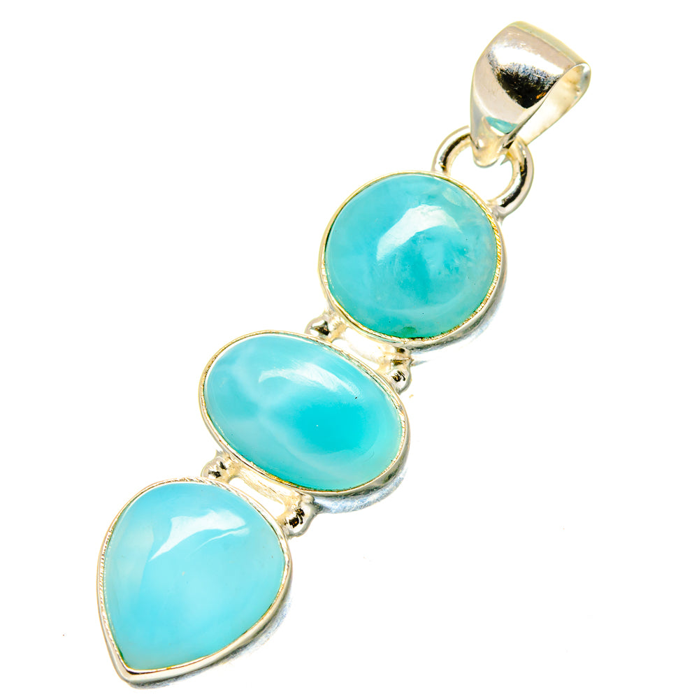Larimar Pendants handcrafted by Anasilvercos - PD17171