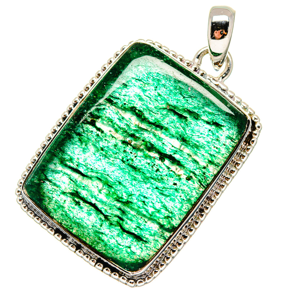 Green Aventurine Pendants handcrafted by Anasilvercos - PD17179