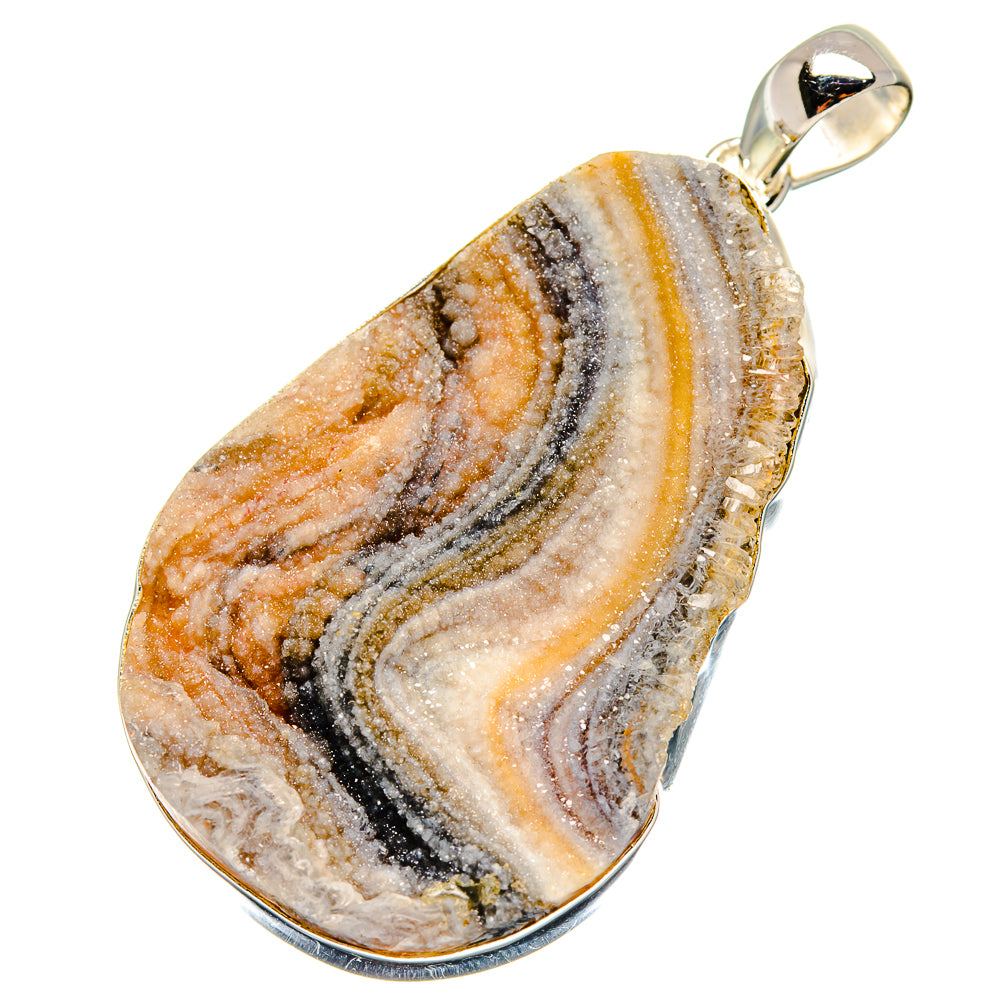 Desert Druzy Pendants handcrafted by Anasilvercos - PD17184