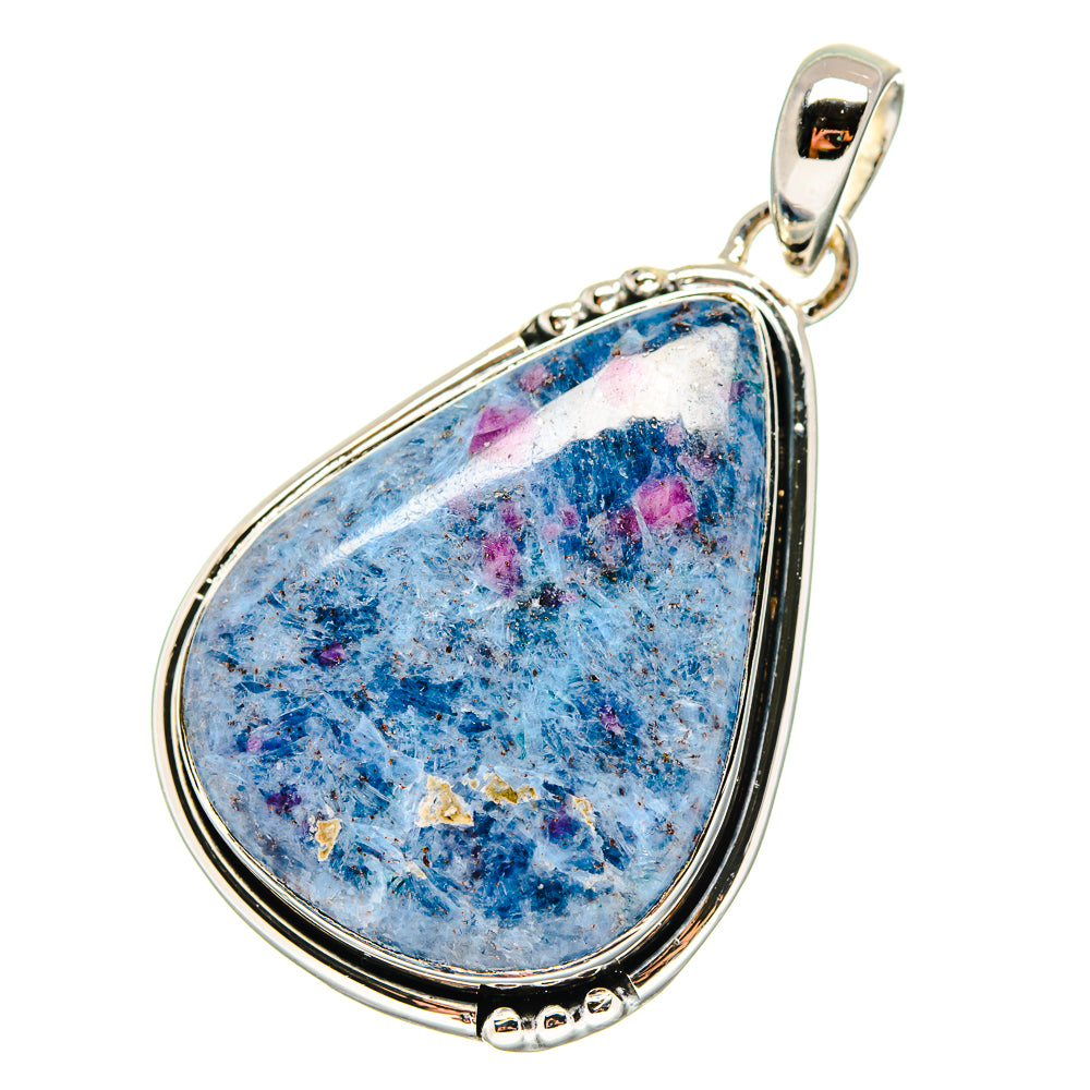 Ruby Fuchsite Pendants handcrafted by Anasilvercos - PD17185