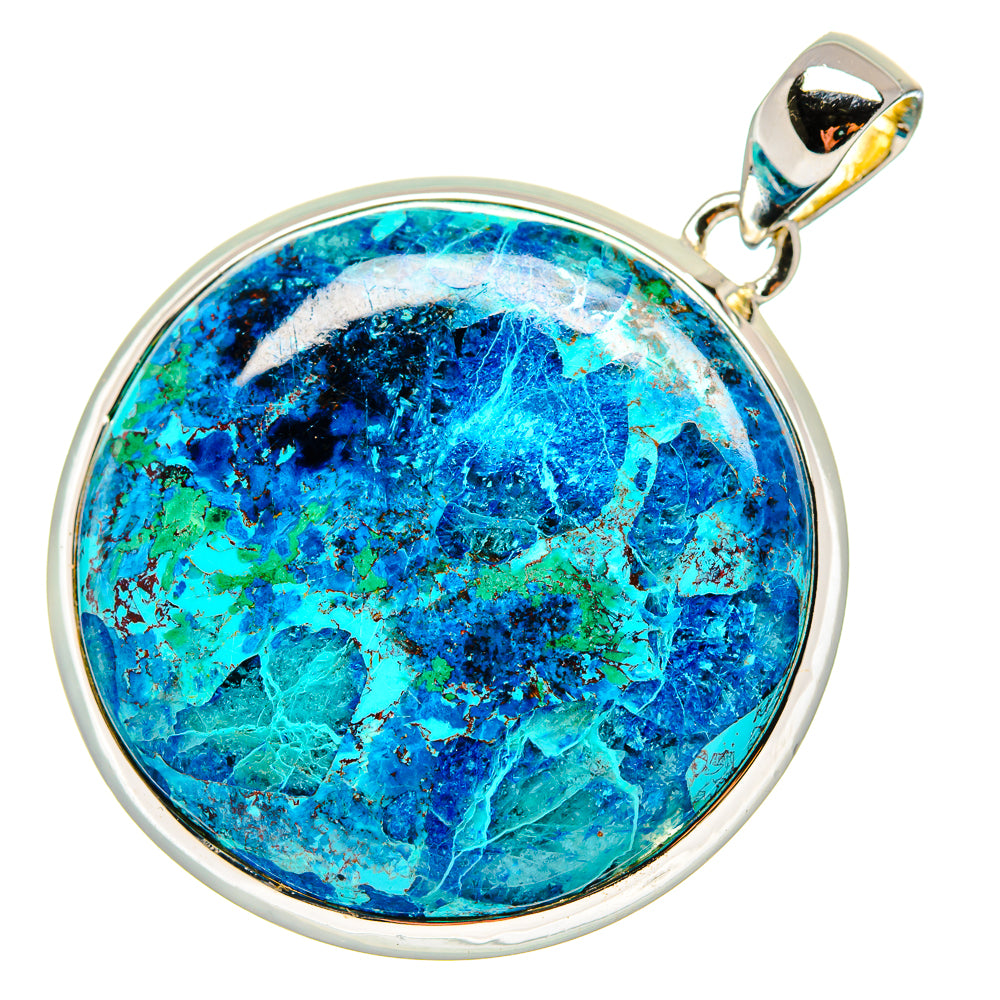 Chrysocolla Pendants handcrafted by Anasilvercos - PD17187