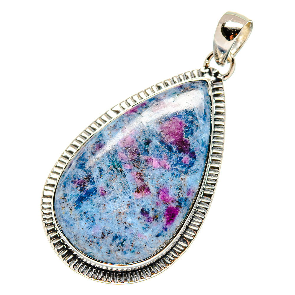 Ruby Fuchsite Pendants handcrafted by Anasilvercos - PD17192