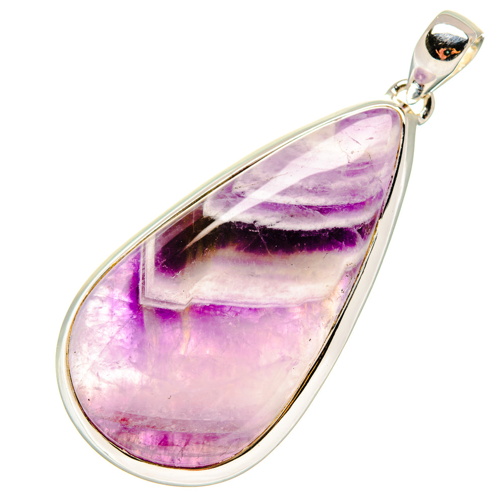 Chevron Amethyst Pendants handcrafted by Anasilvercos - PD17200