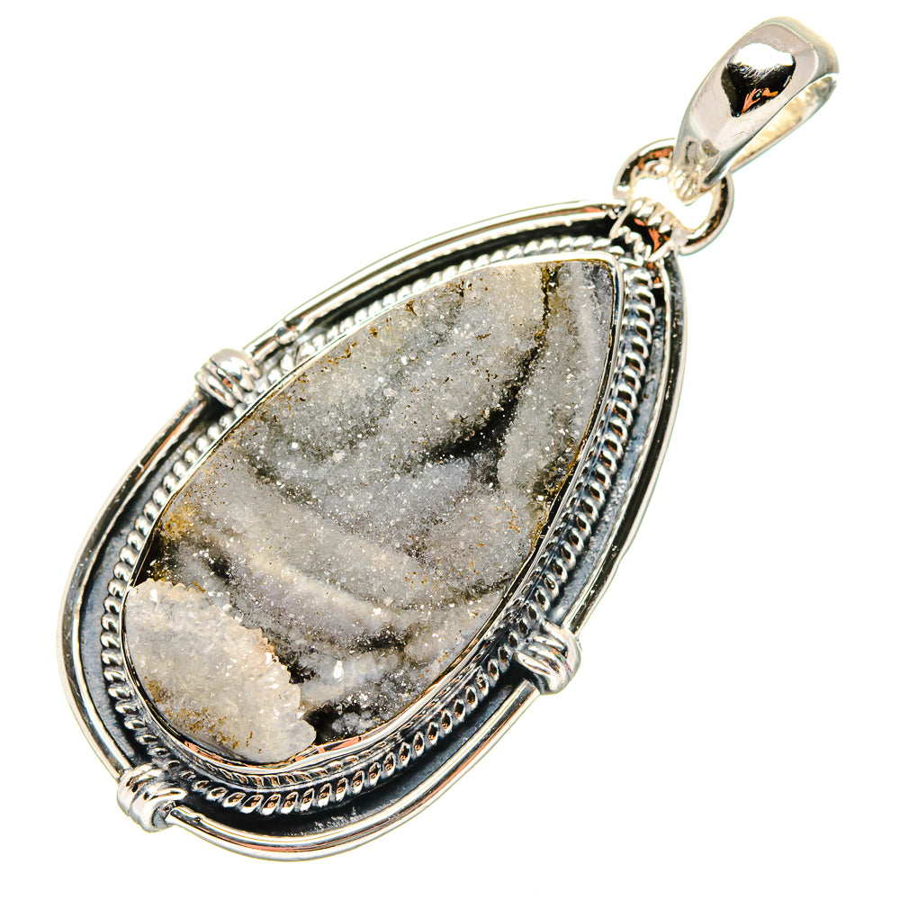 Desert Druzy Pendants handcrafted by Anasilvercos - PD17219