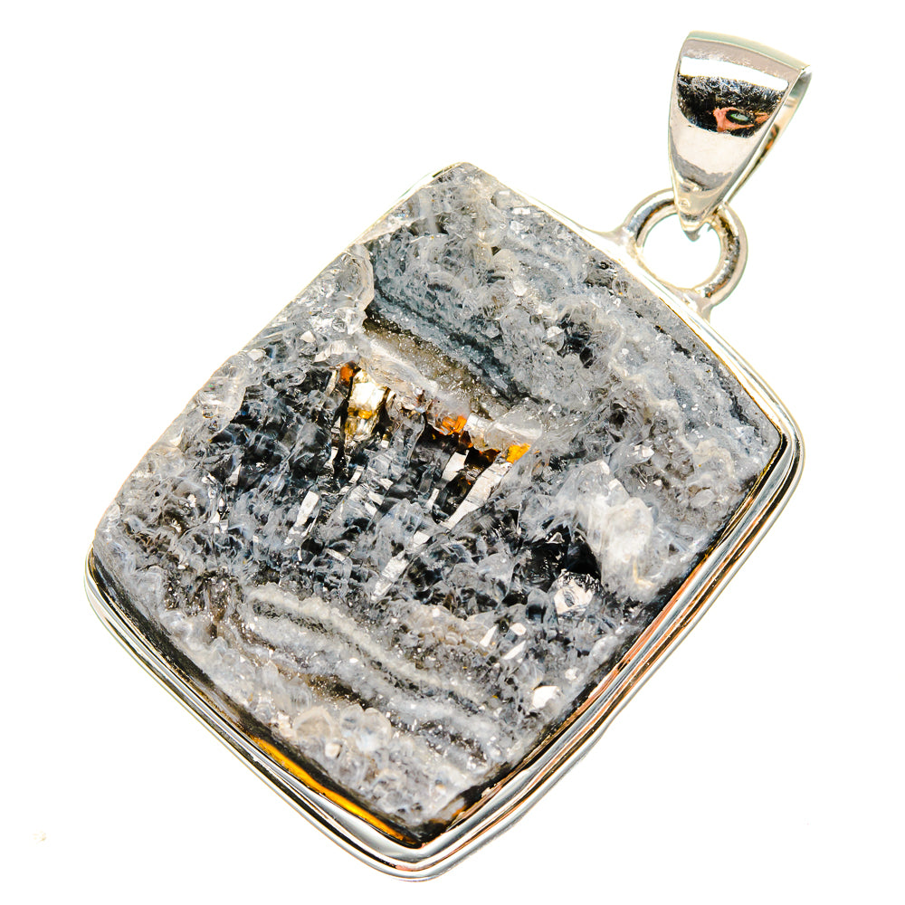 Desert Druzy Pendants handcrafted by Anasilvercos - PD17231