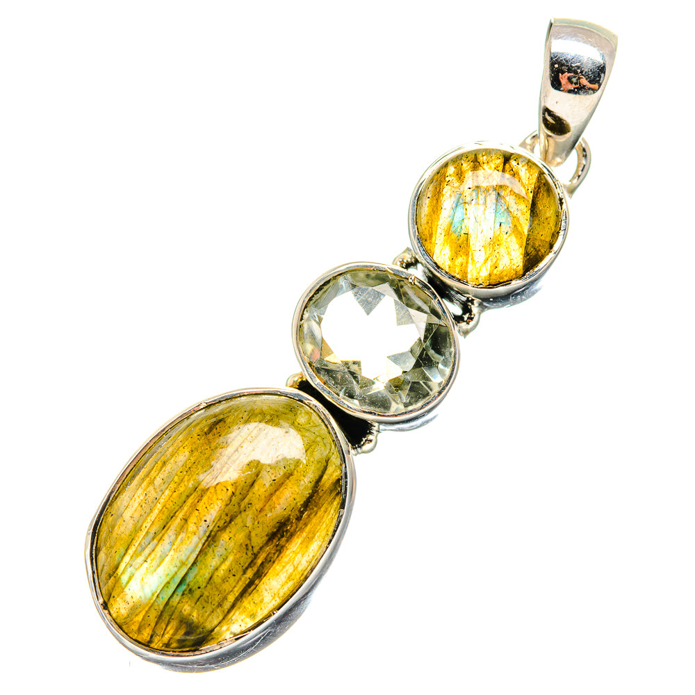 Labradorite Pendants handcrafted by Anasilvercos - PD17235