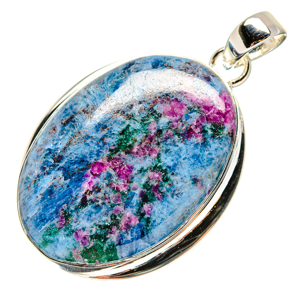 Ruby Fuchsite Pendants handcrafted by Anasilvercos - PD17248