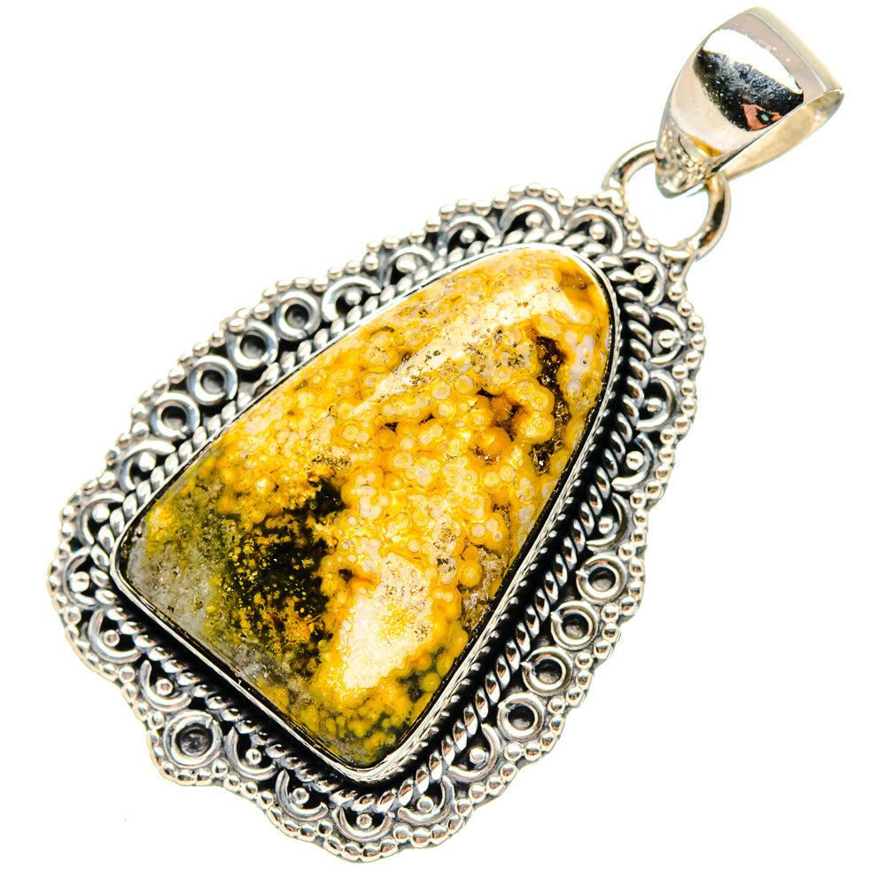 Ocean Jasper Pendants handcrafted by Anasilvercos - PD17260 - Photo 2