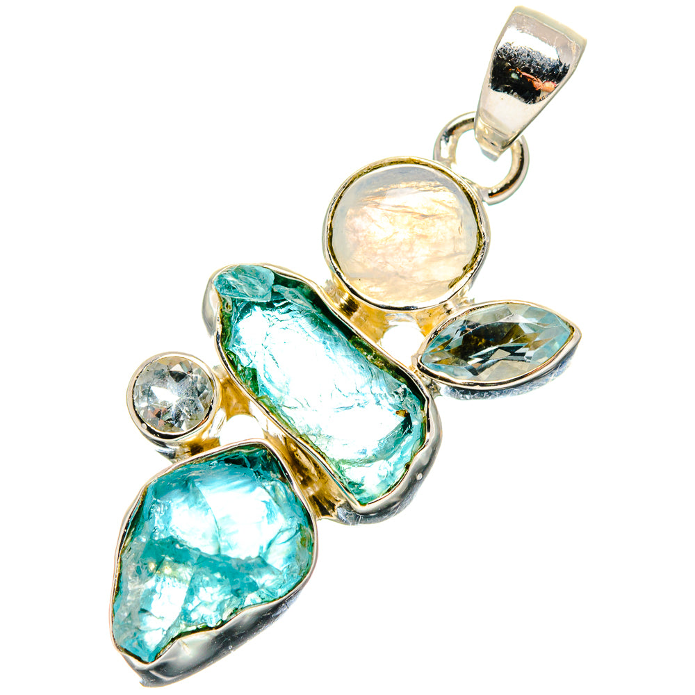Apatite Pendants handcrafted by Anasilvercos - PD17273