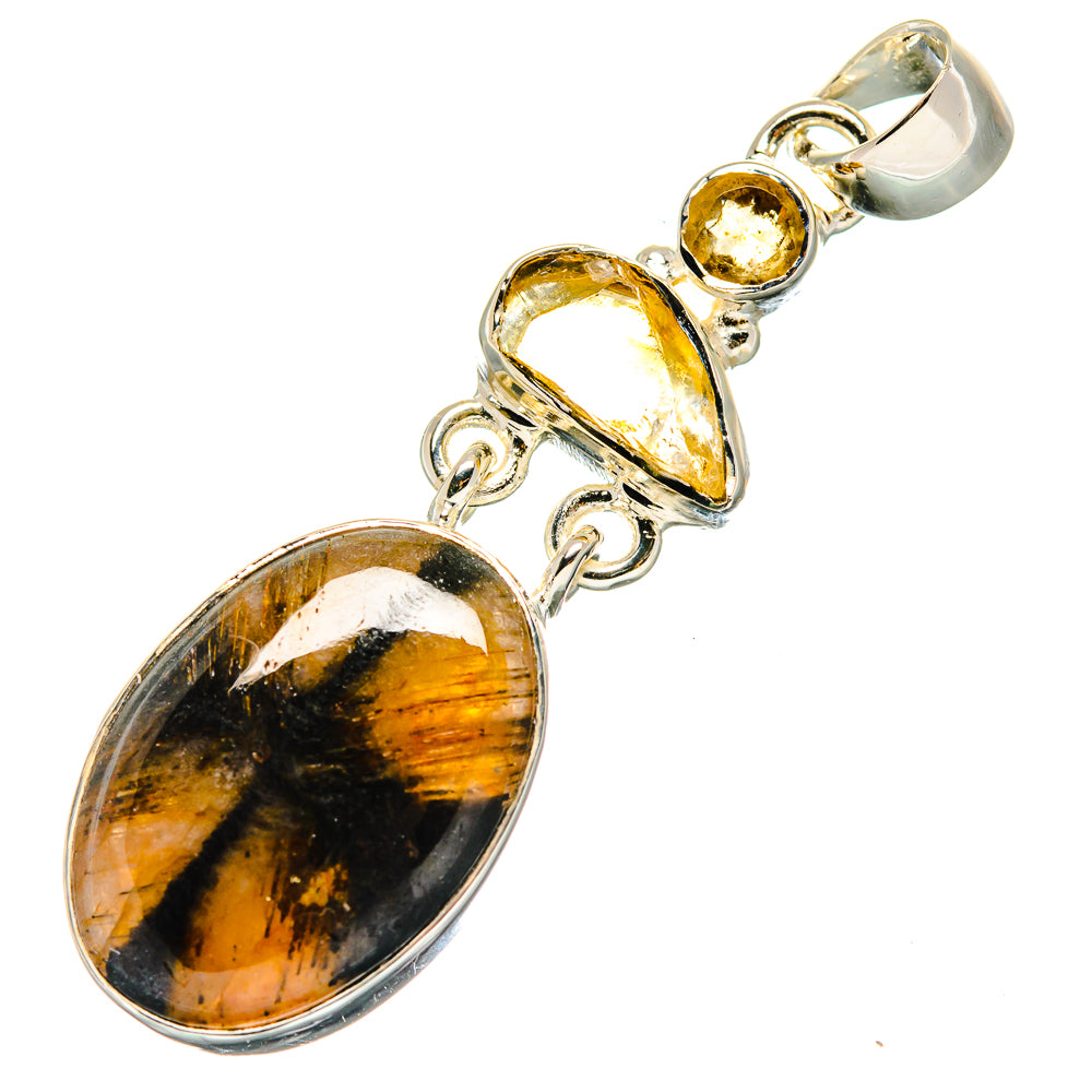 Chiastolite Pendants handcrafted by Anasilvercos - PD17287