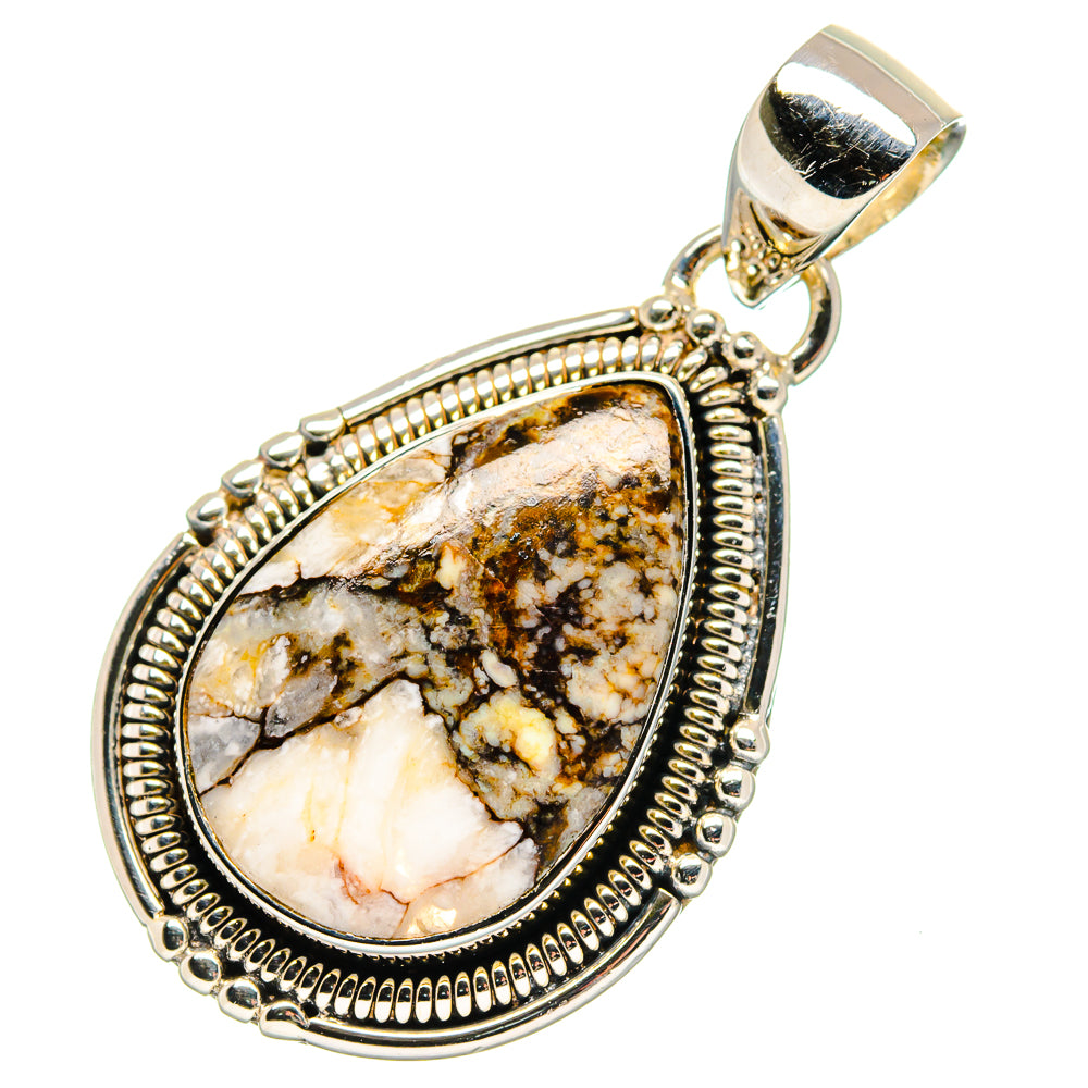 Peanut Wood Jasper Pendants handcrafted by Anasilvercos - PD17289