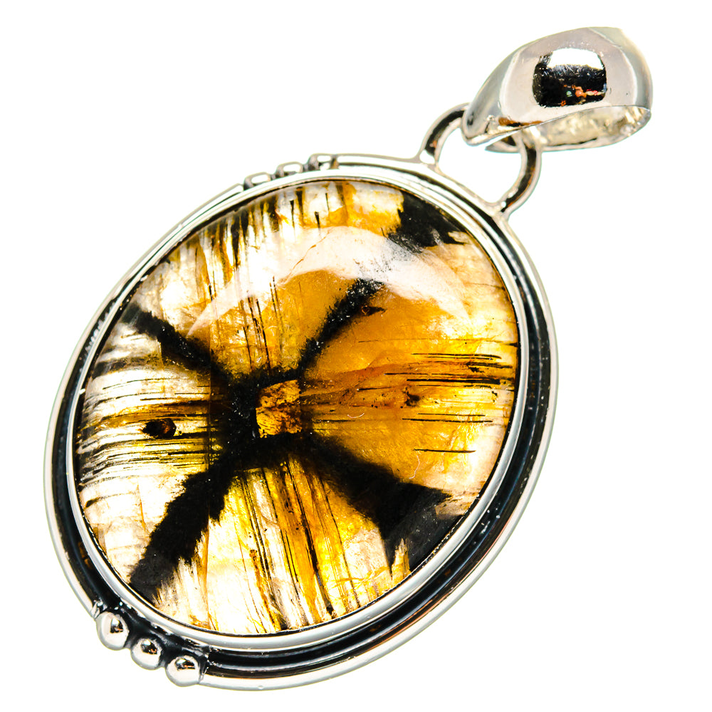 Chiastolite Pendants handcrafted by Anasilvercos - PD17320