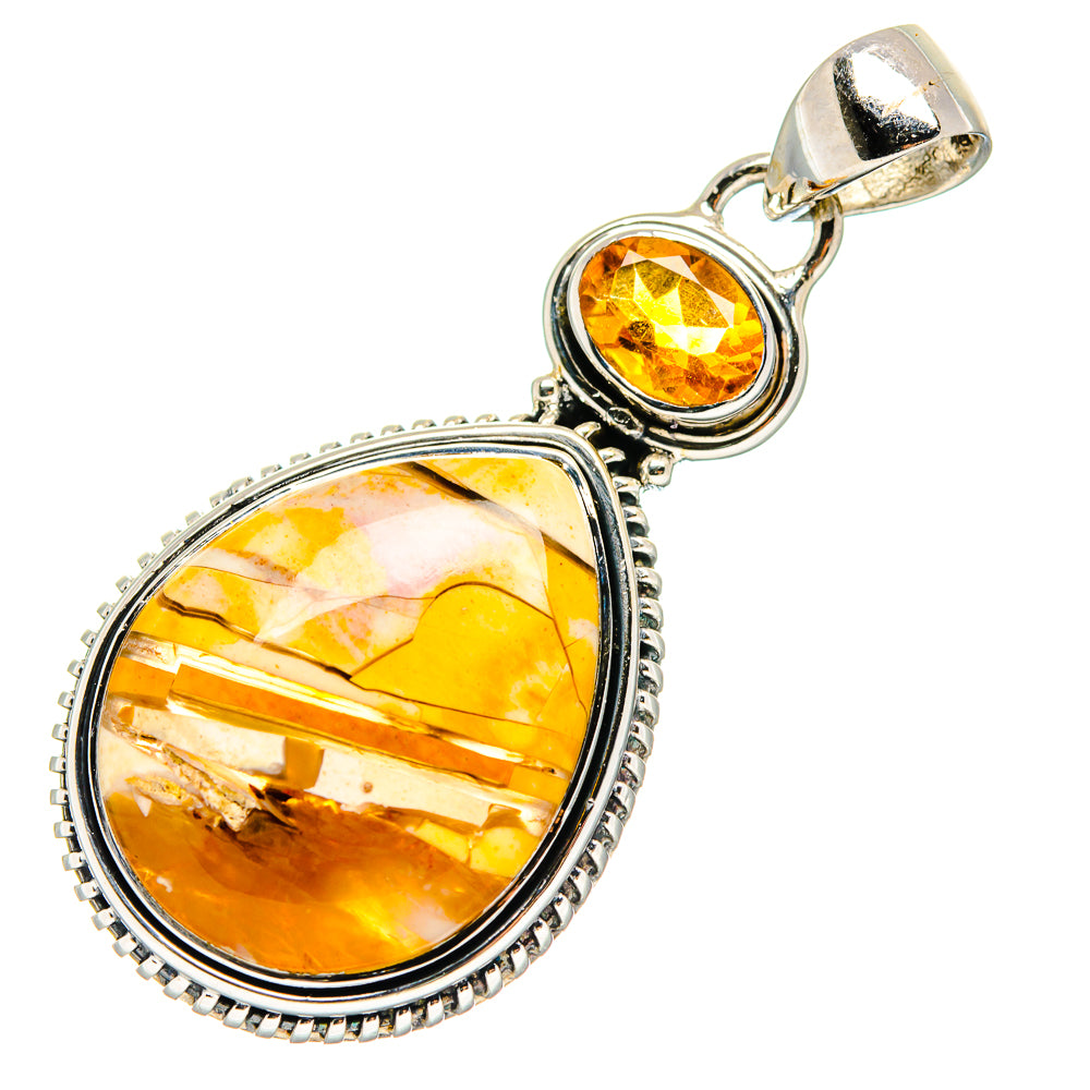 Brecciated Mookaite Pendants handcrafted by Anasilvercos - PD17331