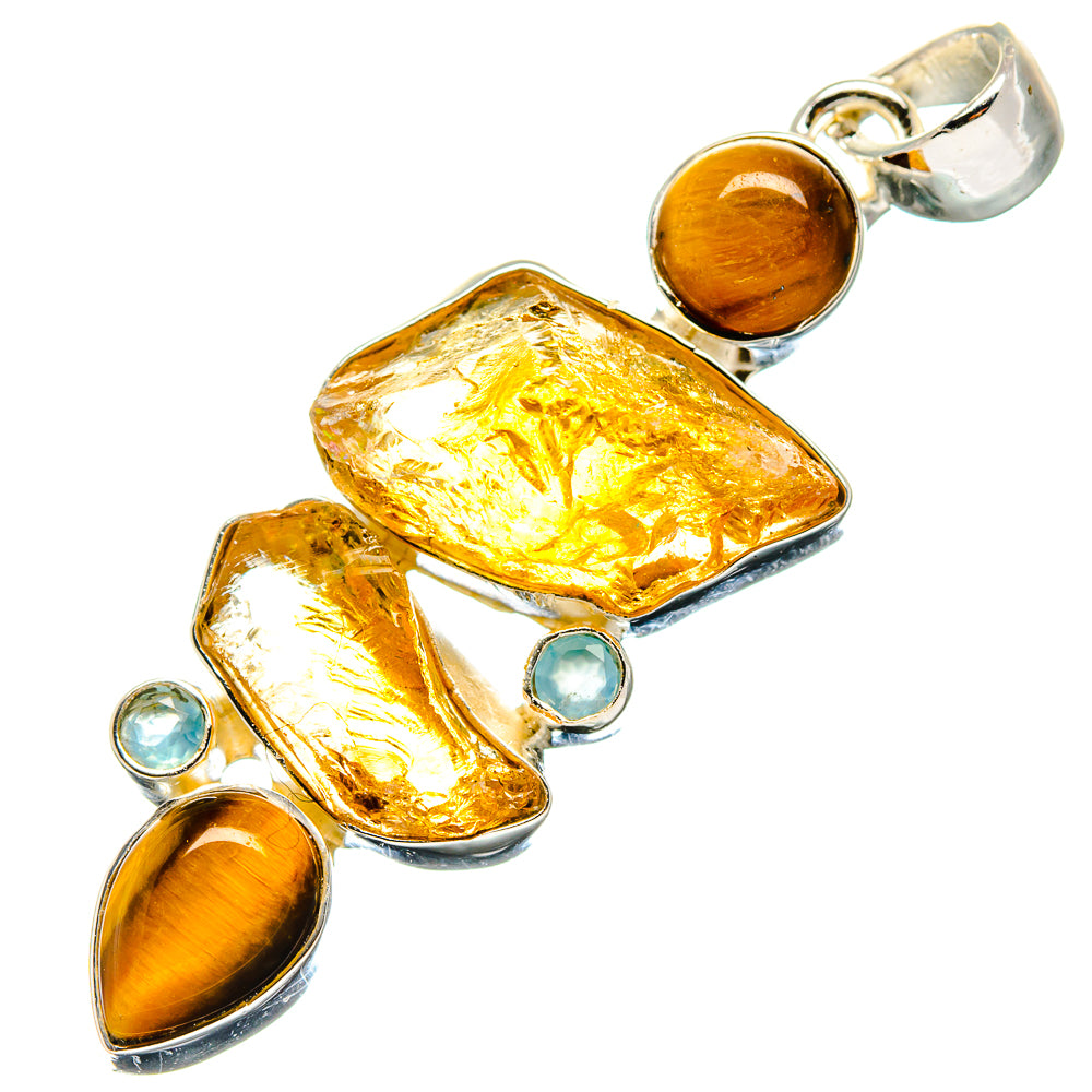 Libyan Glass Pendants handcrafted by Anasilvercos - PD17338