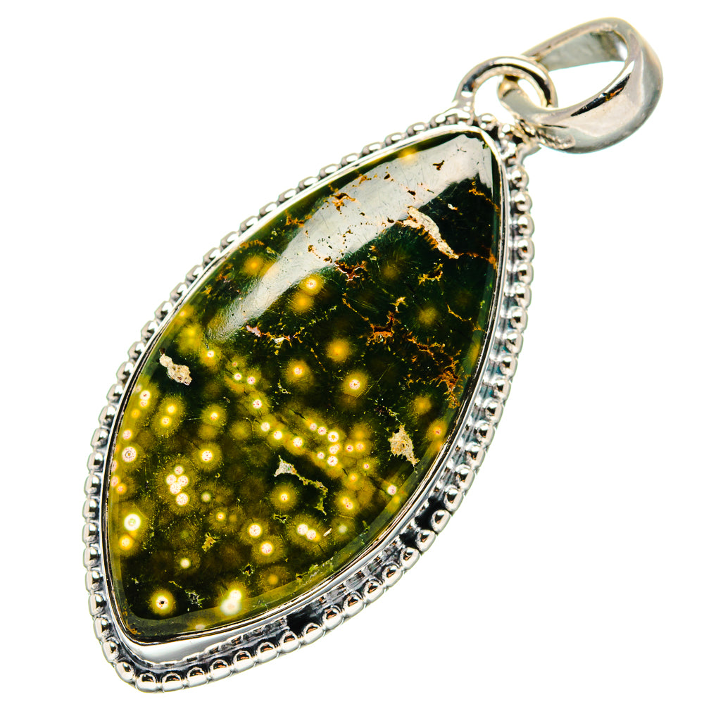 Ocean Jasper Pendants handcrafted by Anasilvercos - PD17341 - Photo 2