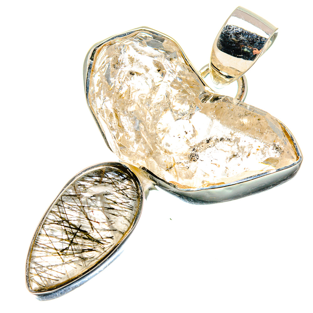 Herkimer Diamond Pendants handcrafted by Anasilvercos - PD17354