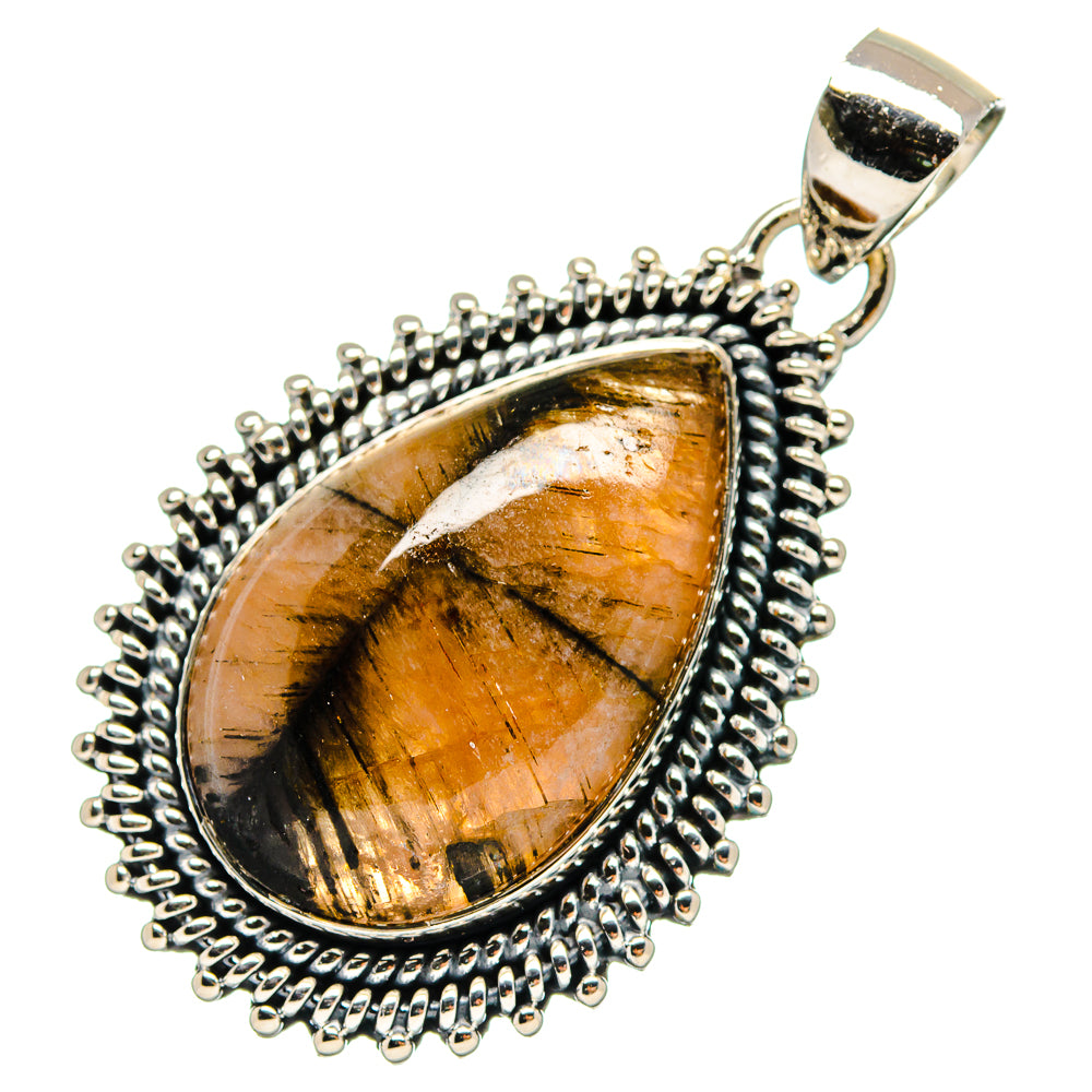 Chiastolite Pendants handcrafted by Anasilvercos - PD17360