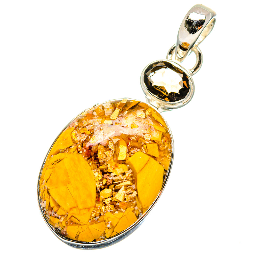 Brecciated Mookaite Pendants handcrafted by Anasilvercos - PD17362