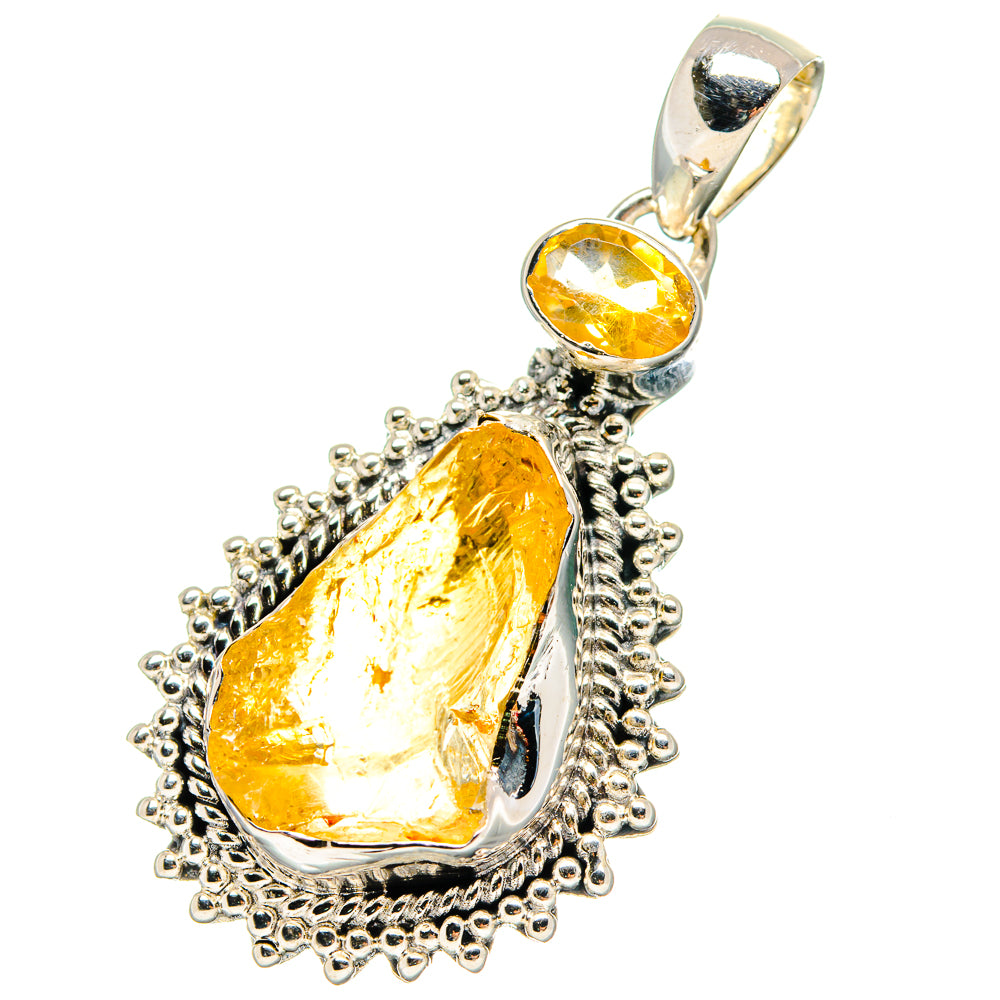 Citrine Pendants handcrafted by Anasilvercos - PD17366