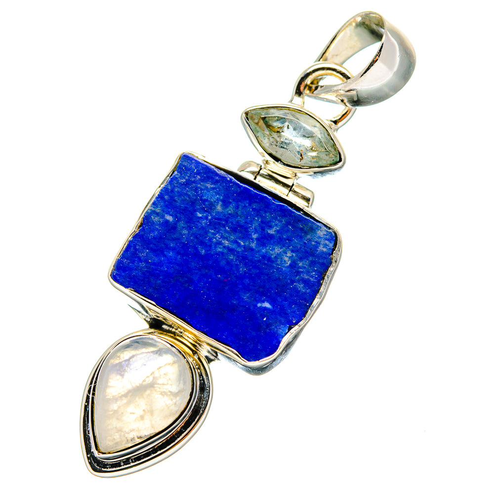Lapis Lazuli Pendants handcrafted by Anasilvercos - PD17368