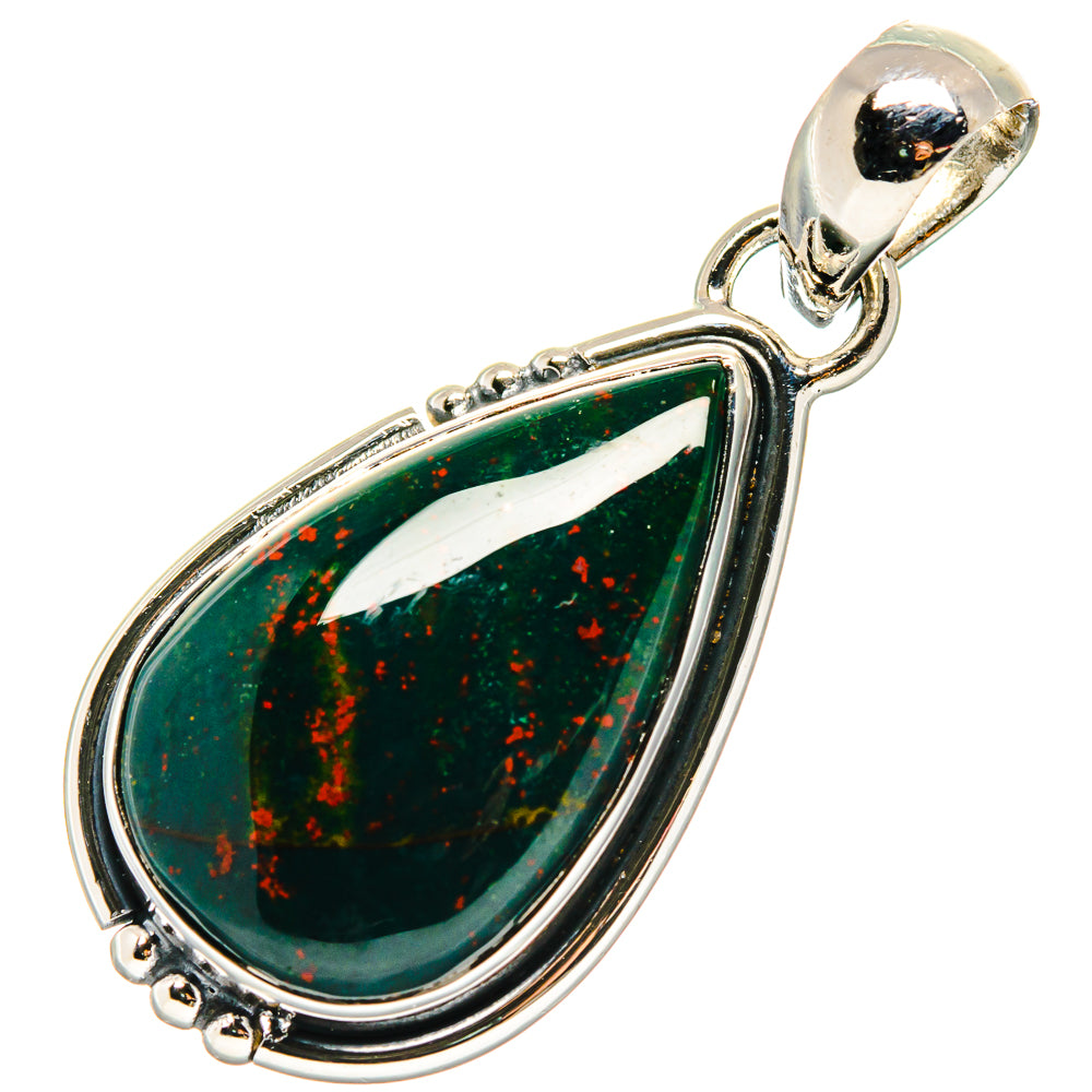 Bloodstone Pendants handcrafted by Anasilvercos - PD17369