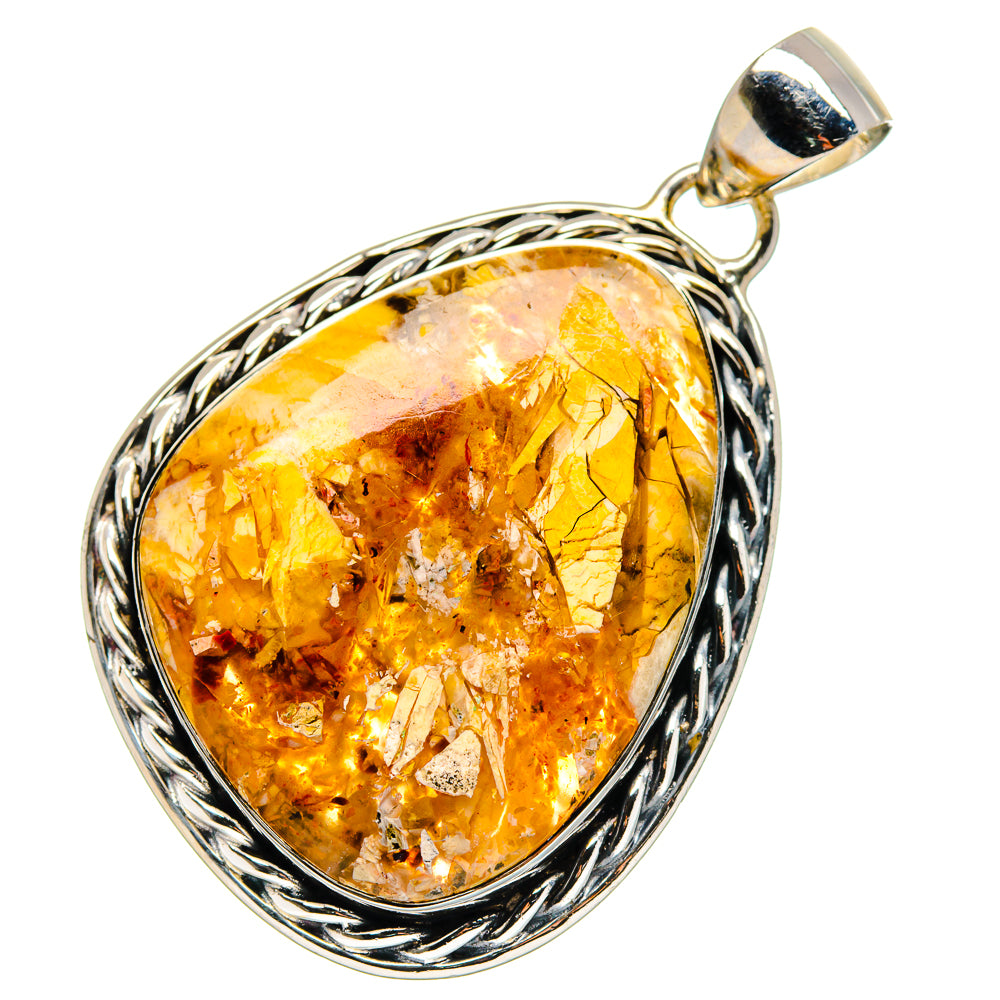 Brecciated Mookaite Pendants handcrafted by Anasilvercos - PD17371 - Photo 2