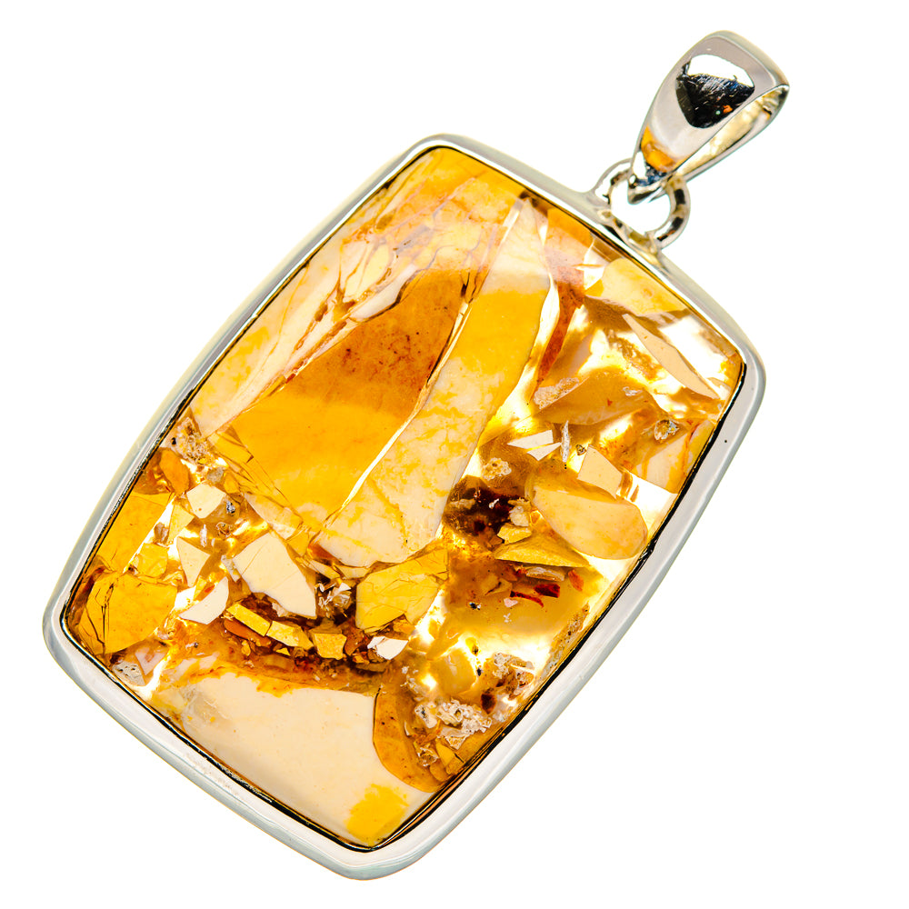 Brecciated Mookaite Pendants handcrafted by Anasilvercos - PD17374