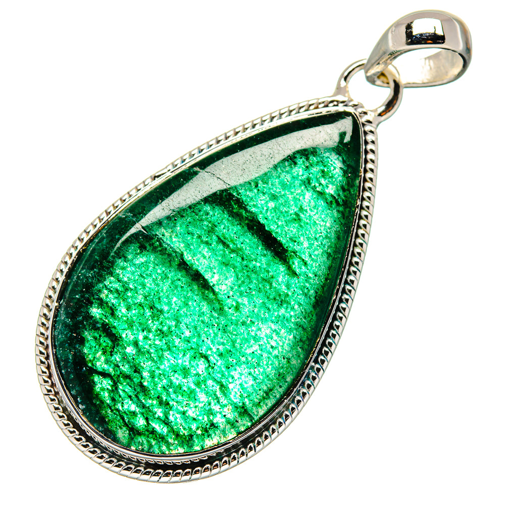 Green Aventurine Pendants handcrafted by Anasilvercos - PD17376