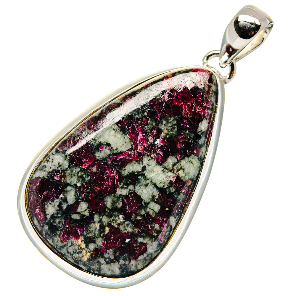 Russian Eudialyte Pendants handcrafted by Anasilvercos - PD17384