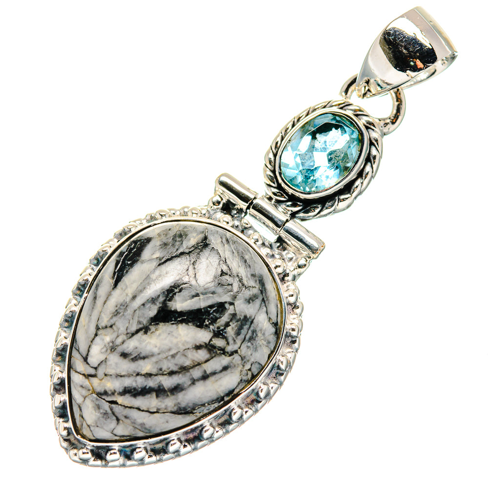 Pinolith Jasper Pendants handcrafted by Anasilvercos - PD17399