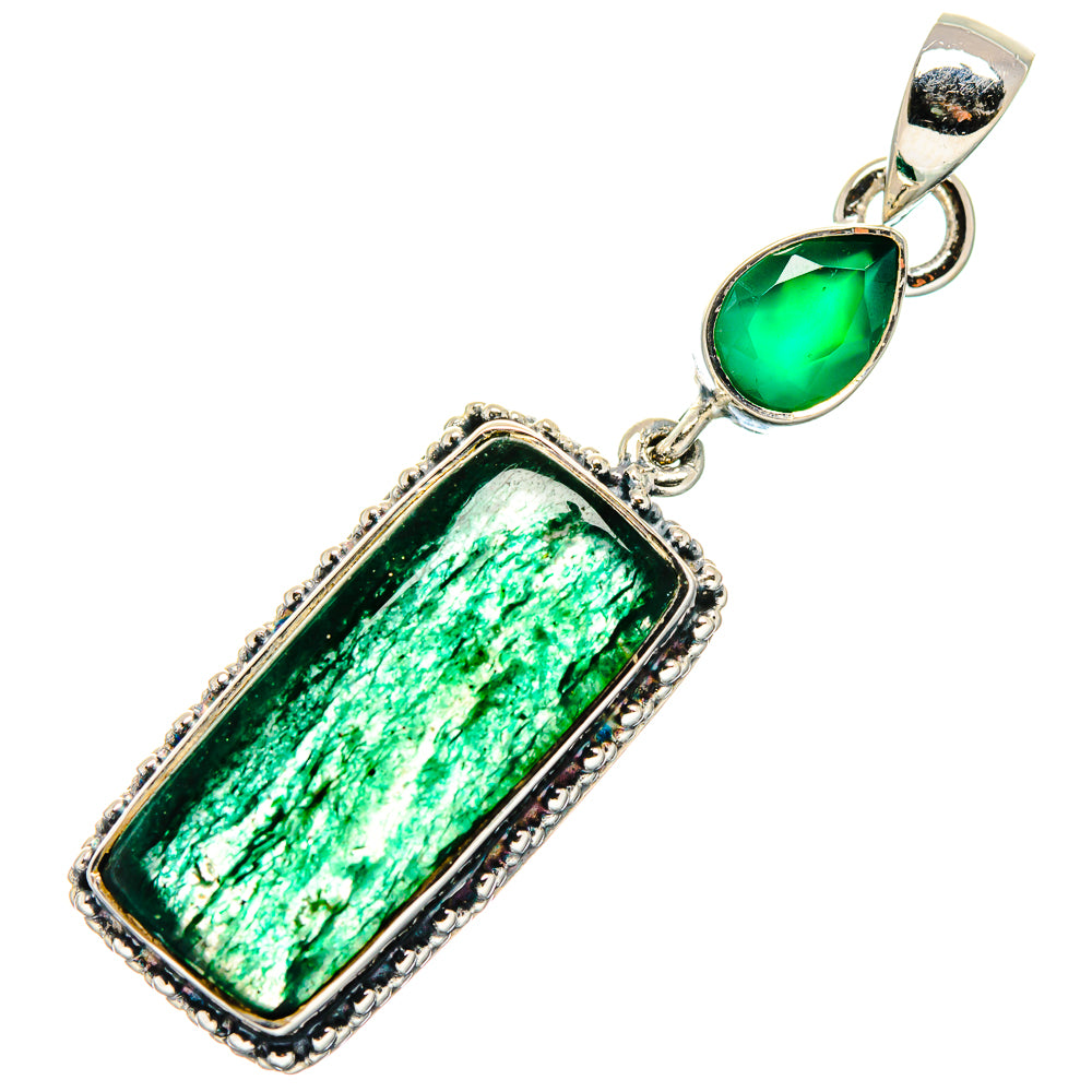 Green Aventurine Pendants handcrafted by Anasilvercos - PD17400