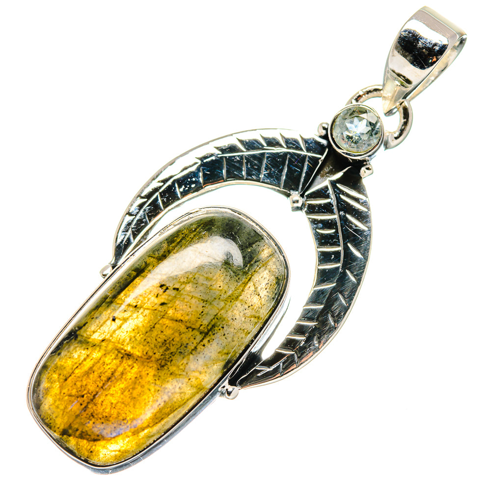 Labradorite Pendants handcrafted by Anasilvercos - PD17405