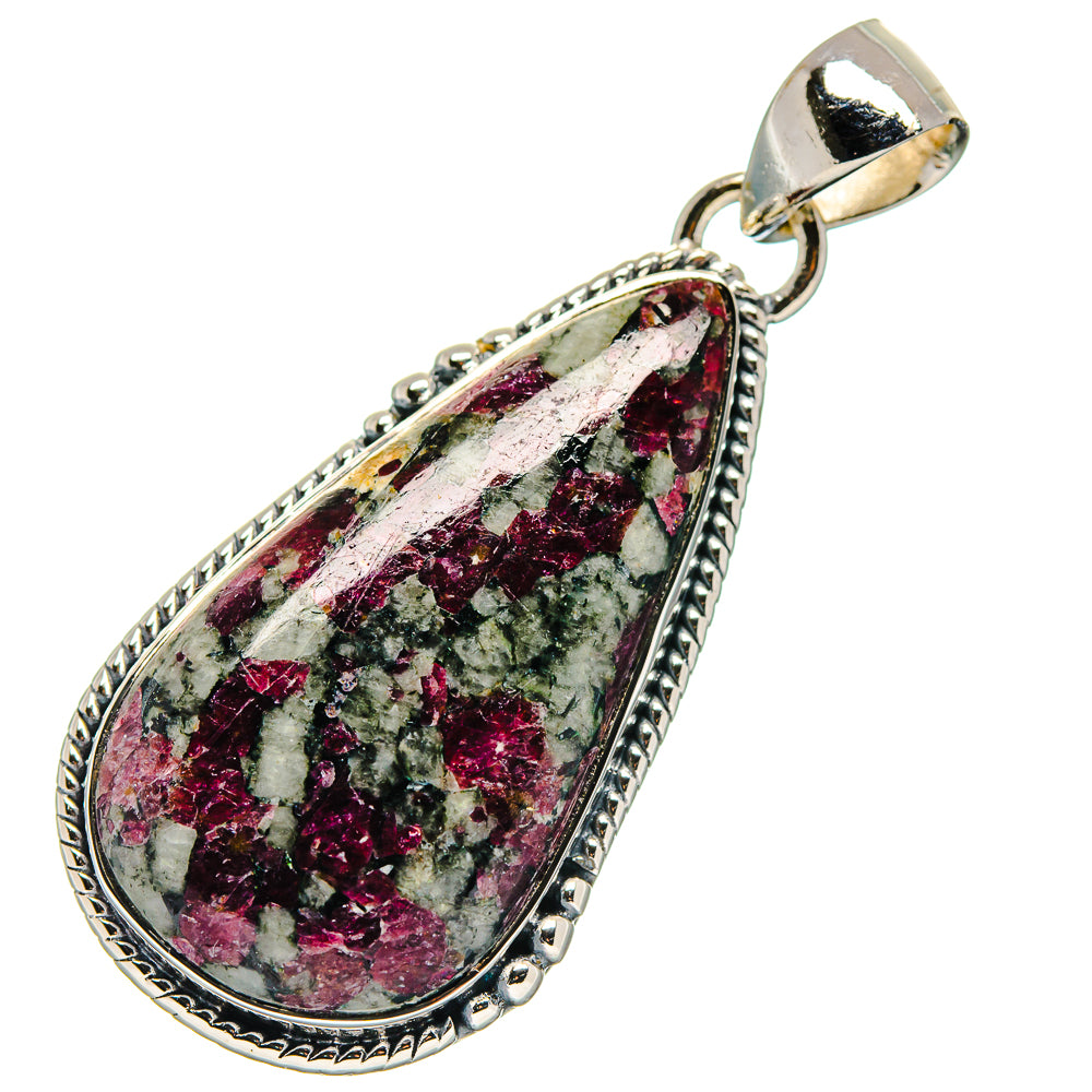 Russian Eudialyte Pendants handcrafted by Anasilvercos - PD17410