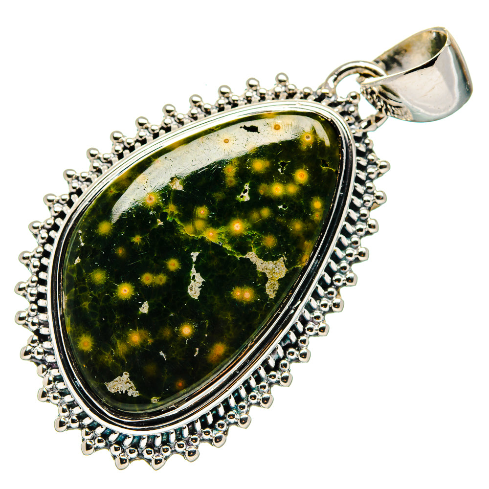 Ocean Jasper Pendants handcrafted by Anasilvercos - PD17428 - Photo 2