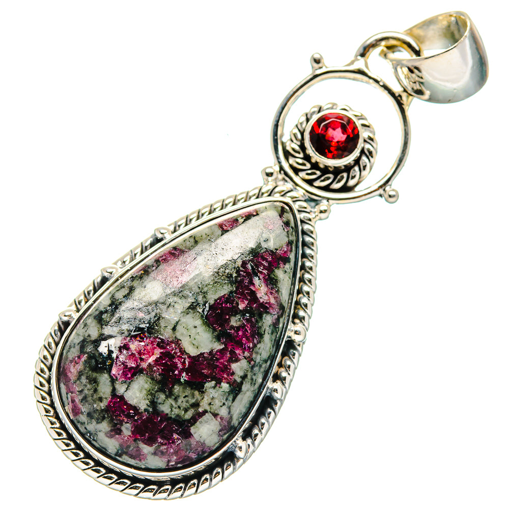 Russian Eudialyte Pendants handcrafted by Anasilvercos - PD17429
