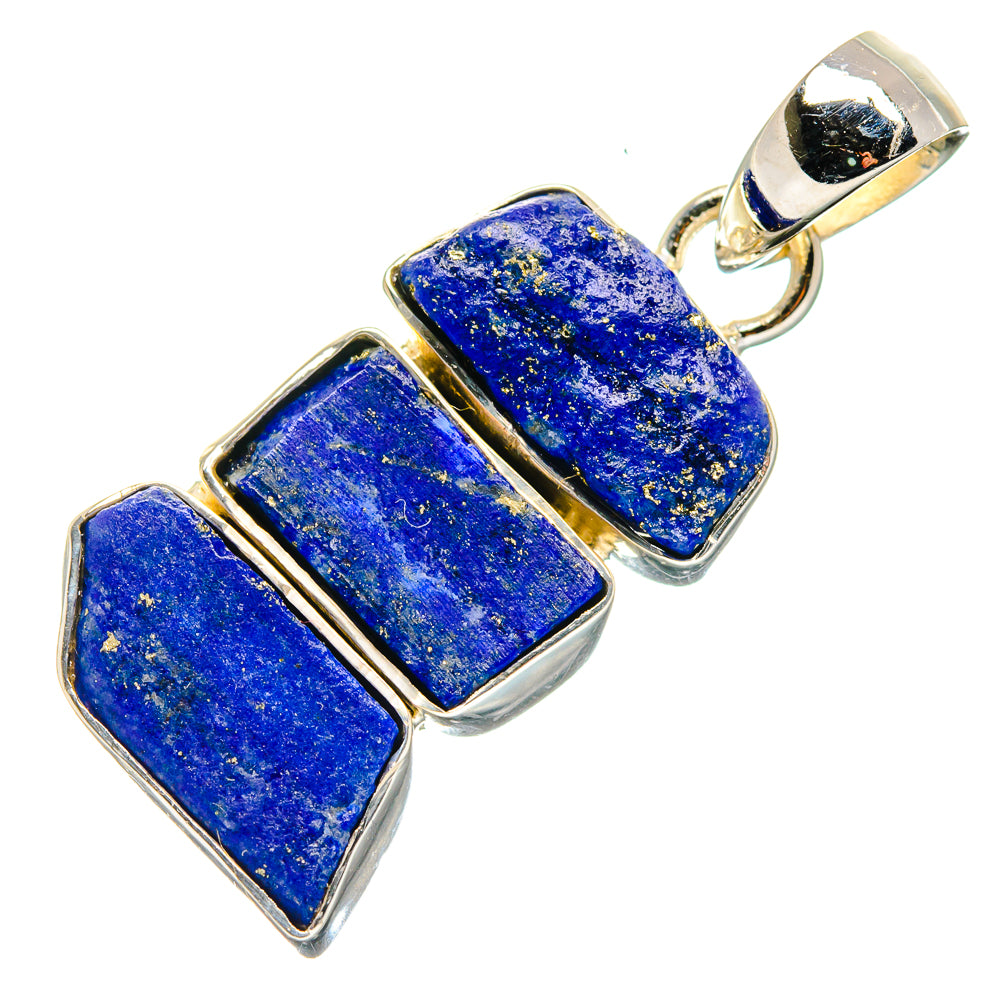 Lapis Lazuli Pendants handcrafted by Anasilvercos - PD17436