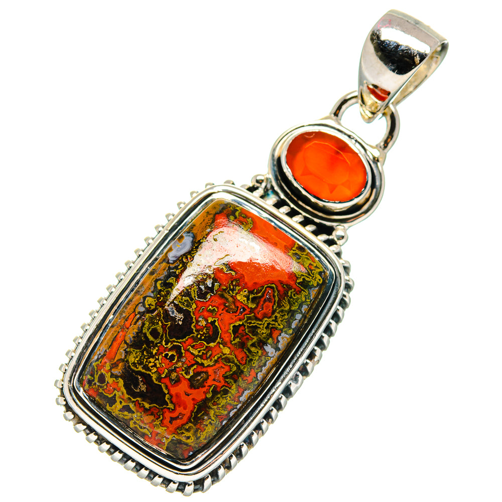 Mahogany Obsidian Pendants handcrafted by Anasilvercos - PD17446