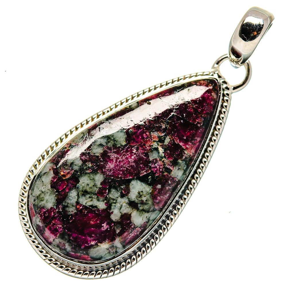 Russian Eudialyte Pendants handcrafted by Anasilvercos - PD17458