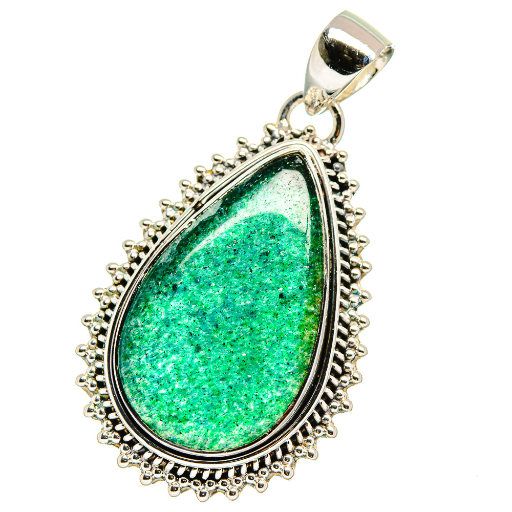 Green Aventurine Pendants handcrafted by Anasilvercos - PD17466