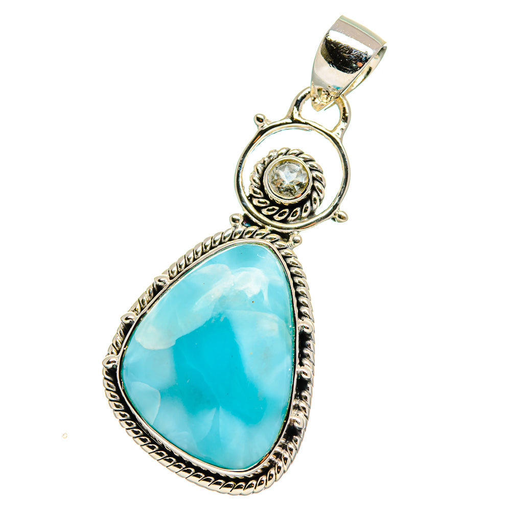Larimar Pendants handcrafted by Anasilvercos - PD17476