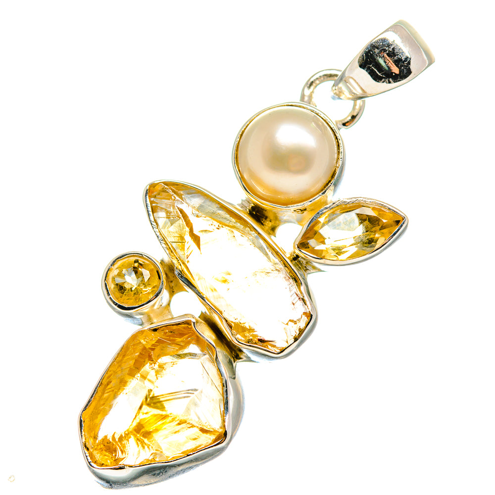 Citrine Pendants handcrafted by Anasilvercos - PD17480