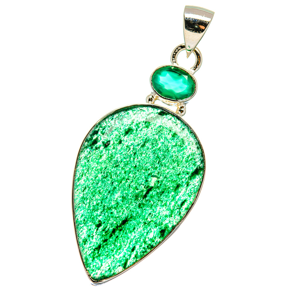 Green Aventurine Pendants handcrafted by Anasilvercos - PD17497