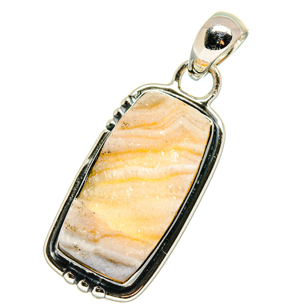 Desert Druzy Pendants handcrafted by Anasilvercos - PD17501