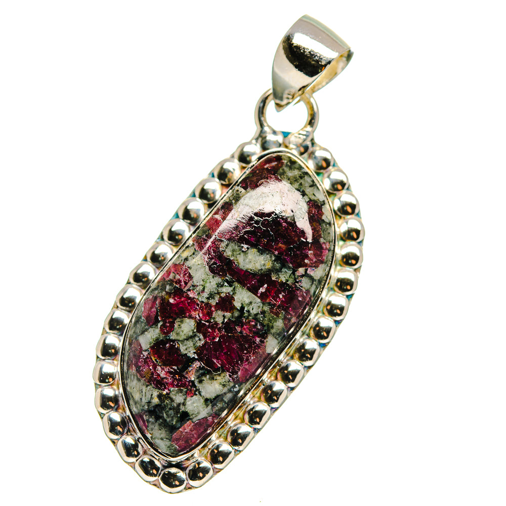 Russian Eudialyte Pendants handcrafted by Anasilvercos - PD17514